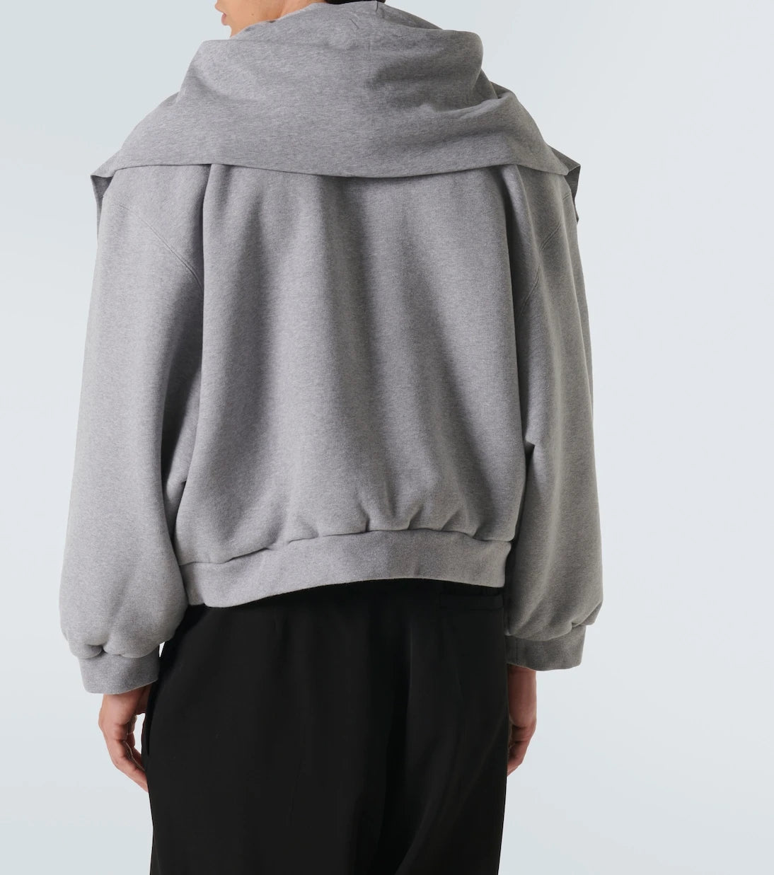 Balenciaga - Incognito deconstructed cotton jersey hoodie