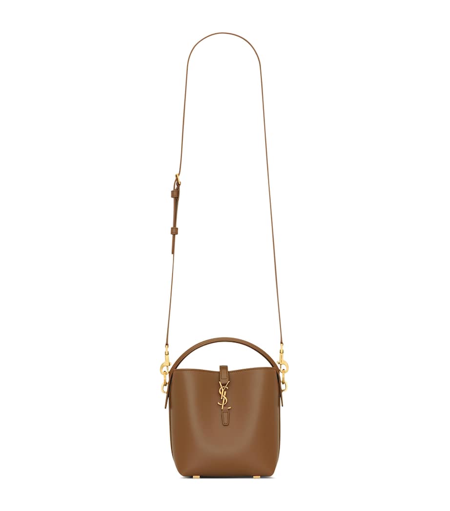 Saint Laurent Brown Mini Le 37 Bucket Bag
