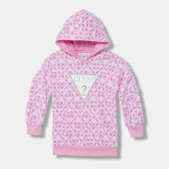 Детска памучна рокля Guess