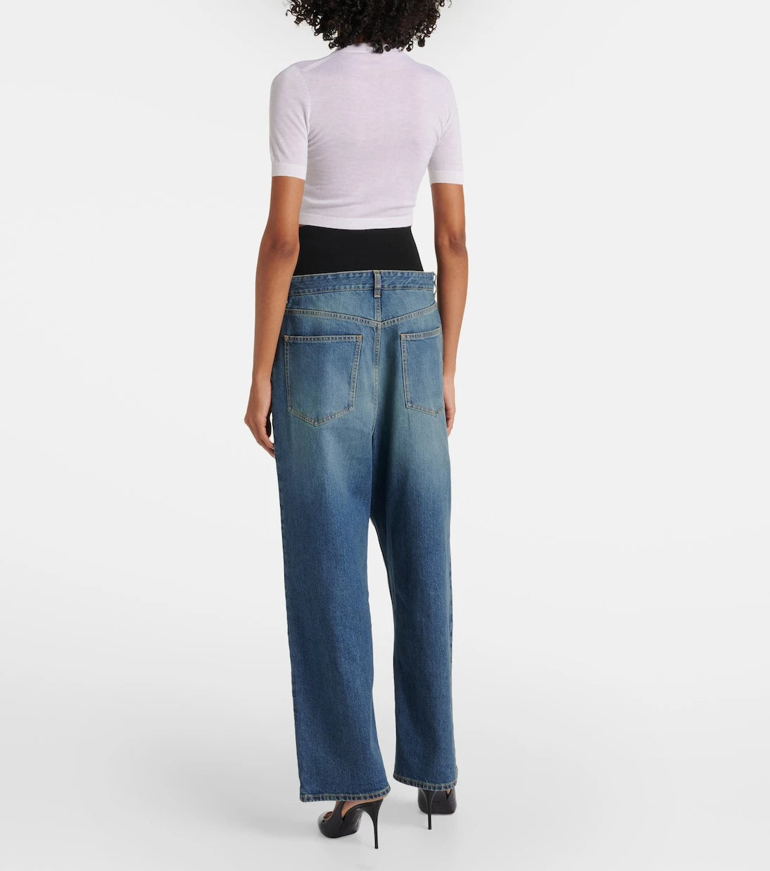 Alaïa - Cropped cashmere top