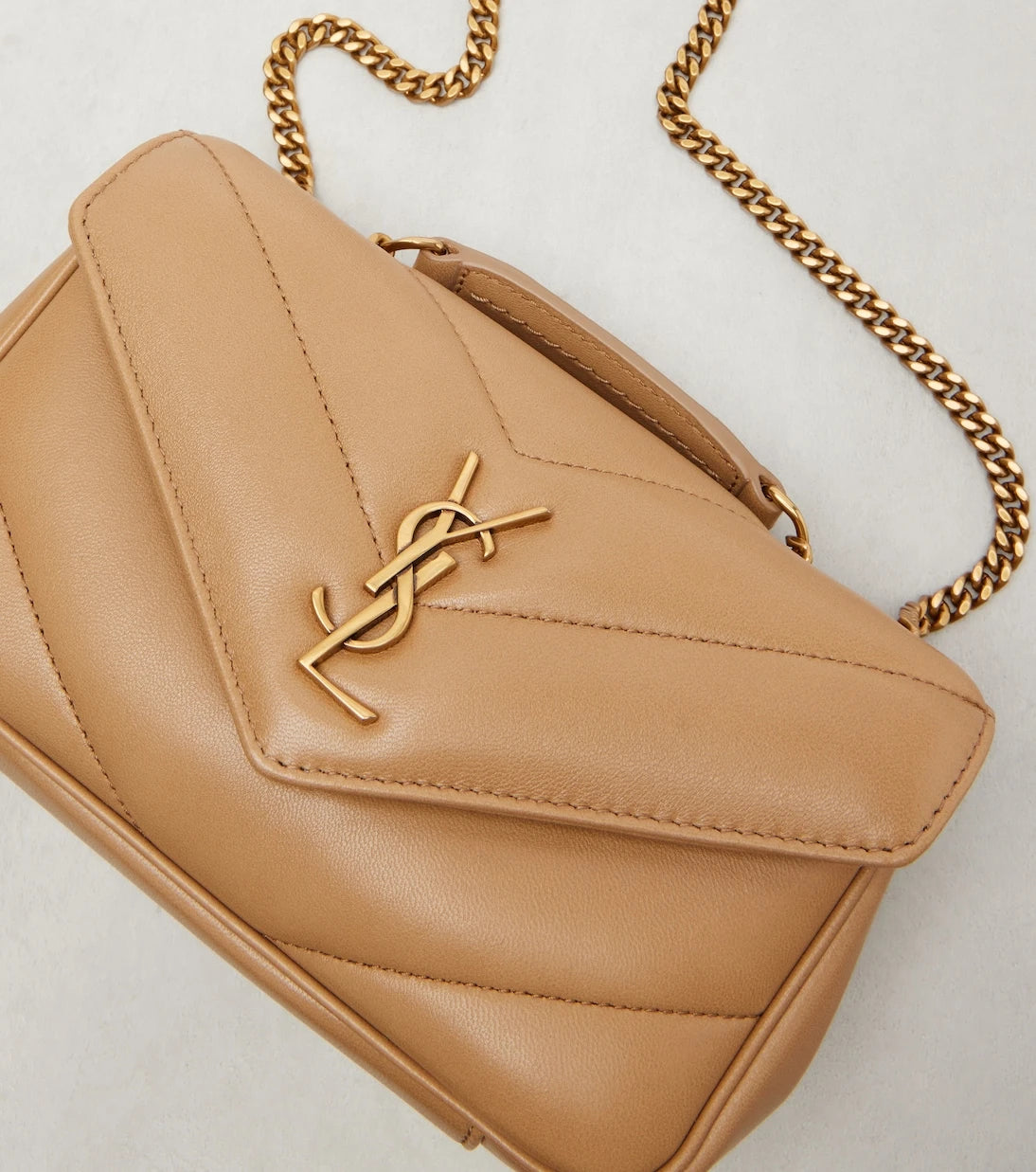 Saint Laurent - Loulou Mini leather shoulder bag