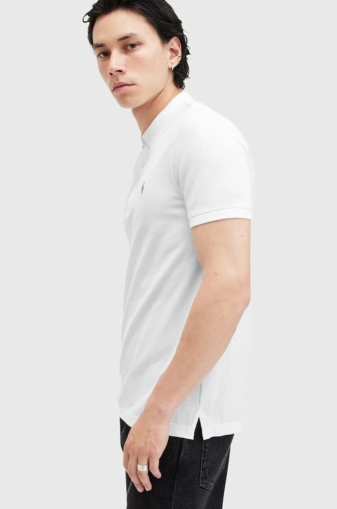 AllSaints тениска с яка мъжка памучна