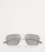 Moncler Silver Steel Doppler ME4003 Sunglasses