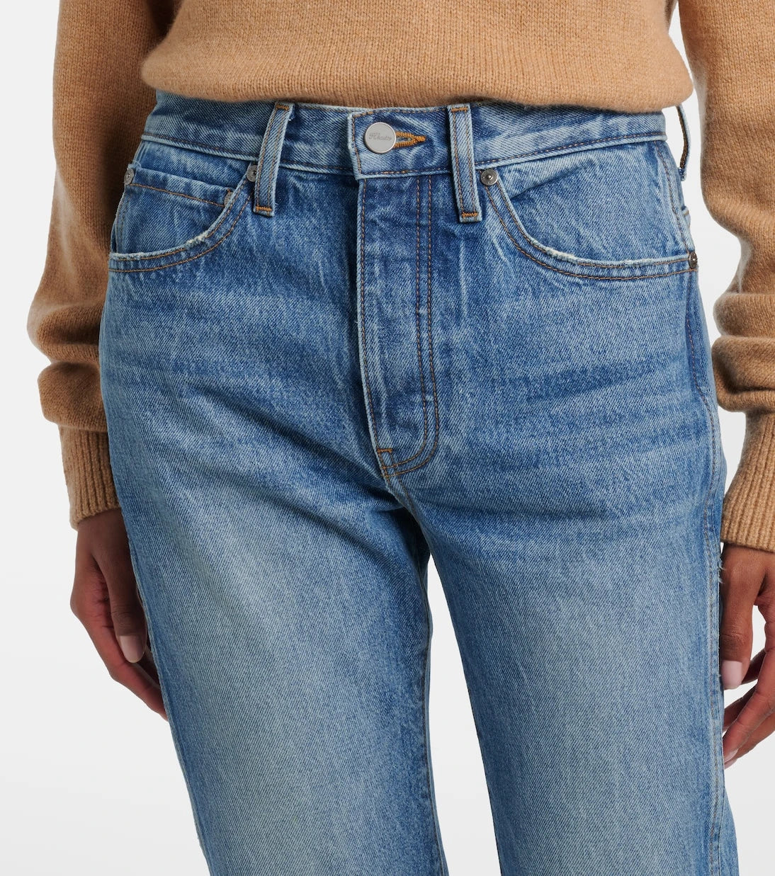 Khaite - Finley cropped straight jeans