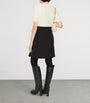 Burberry Black Pleated Mini Skirt