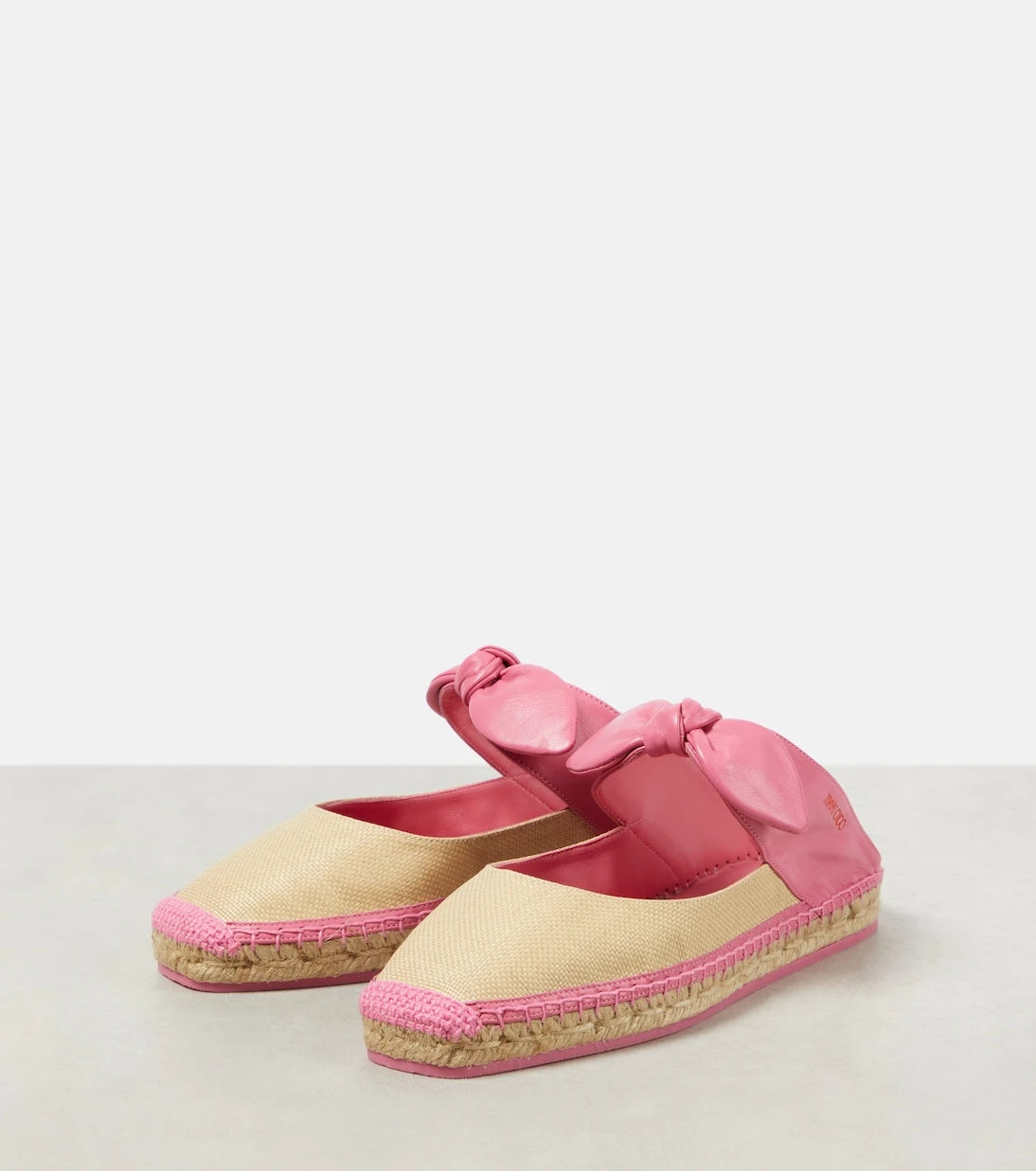 Jimmy Choo - Reka leather-trimmed espadrilles