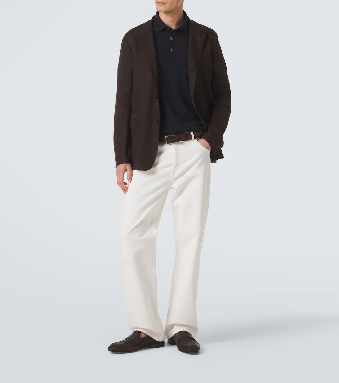 Zegna - Cotton piqué polo shirt