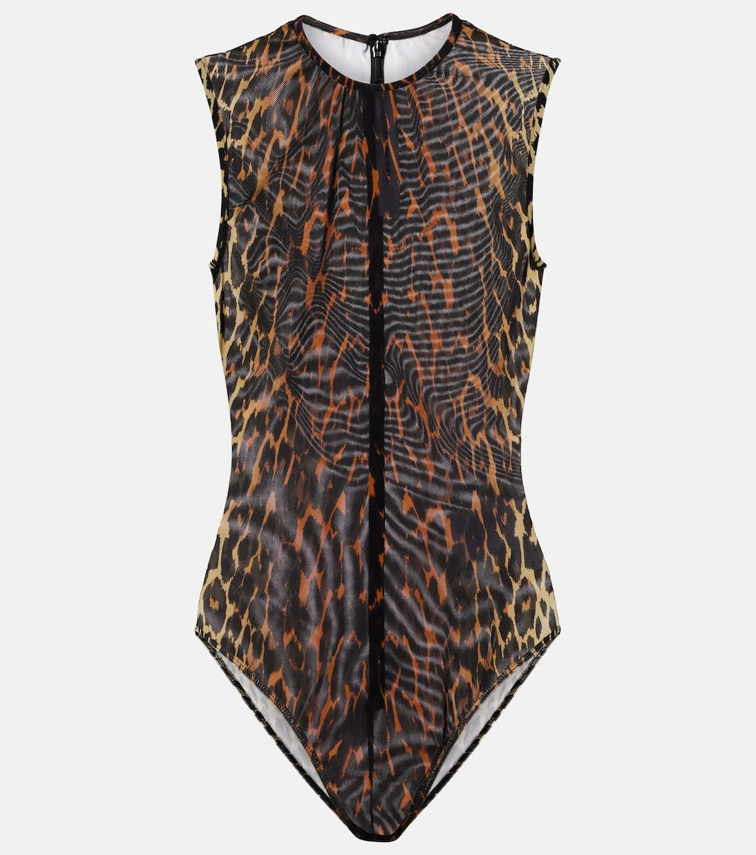 Alex Perry - Leopard-print mesh bodysuit