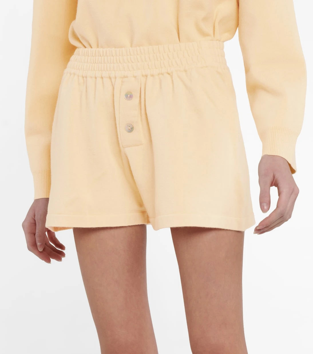 Live The Process - Cashmere-blend shorts
