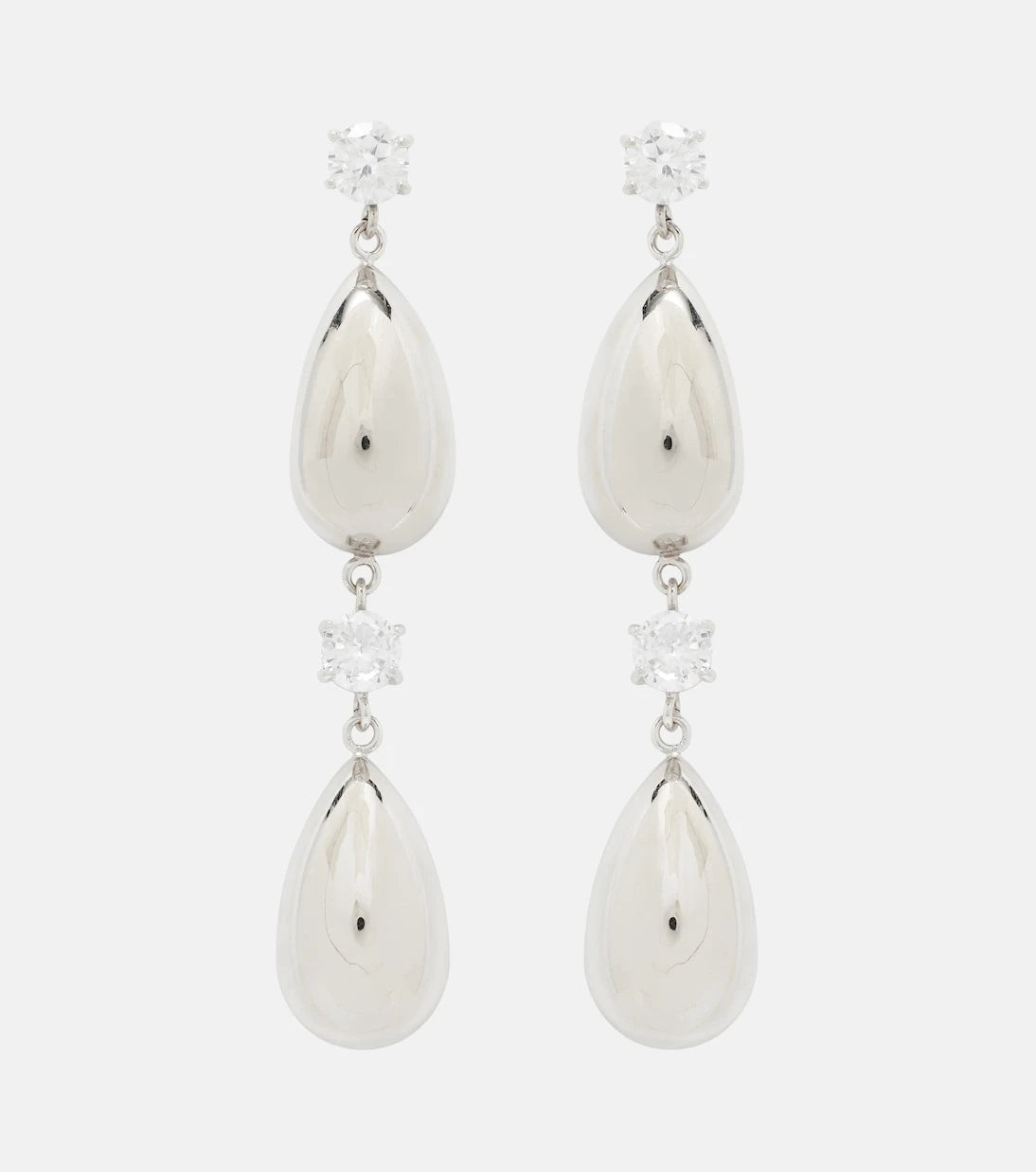 Magda Butrym - Crystal-embellished drop earrings