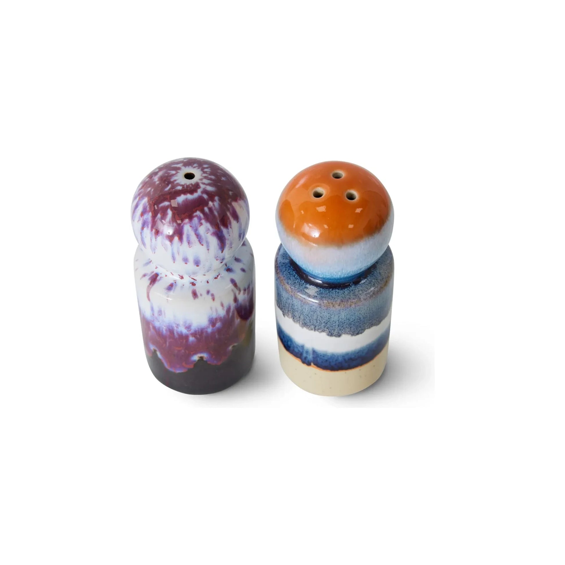HKliving - Stoneware salt and pepper set