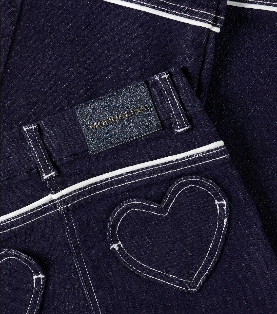 Monnalisa - Wide-leg jeans