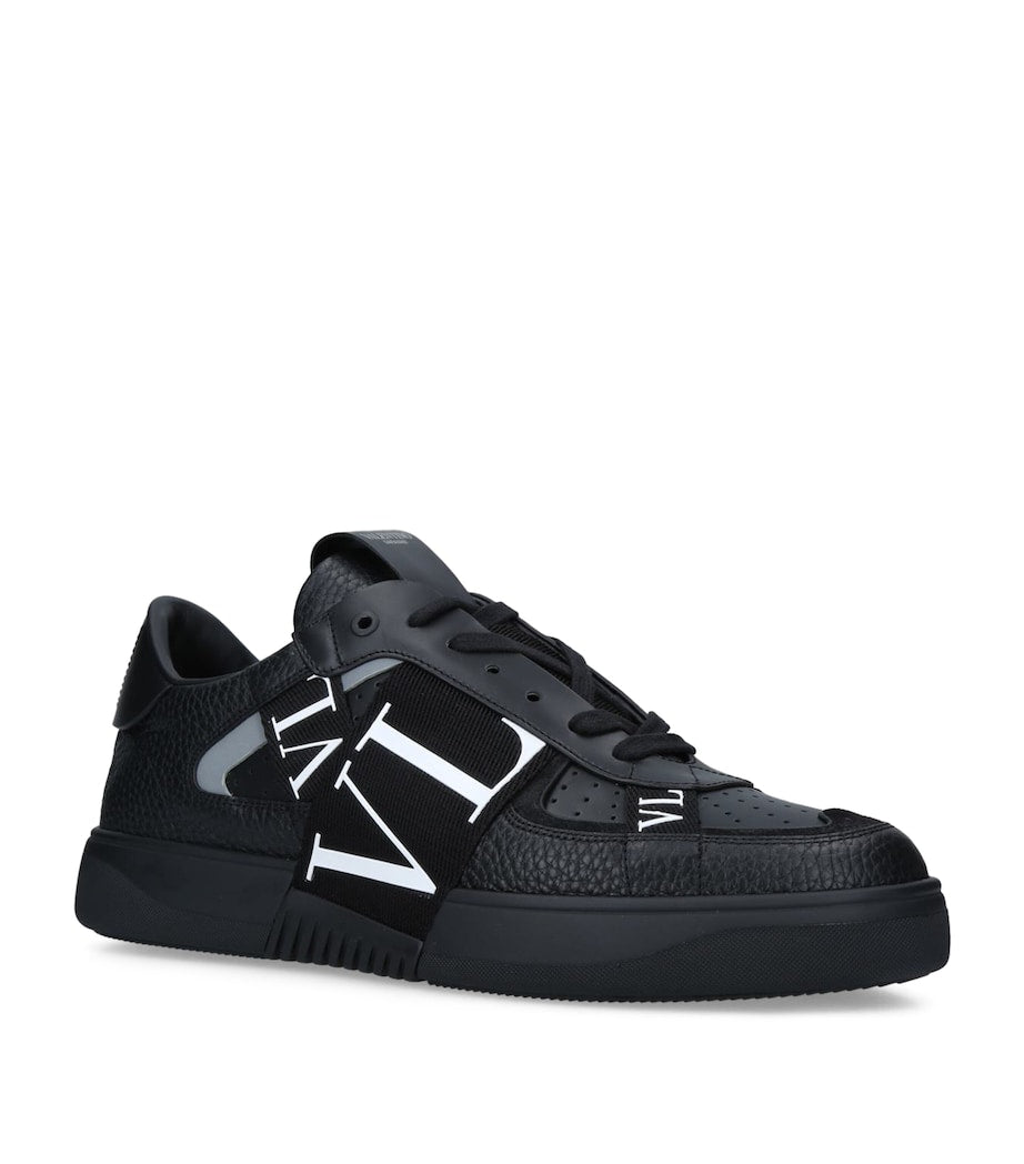 Valentino Garavani Leather Vl7N Bands Sneakers
