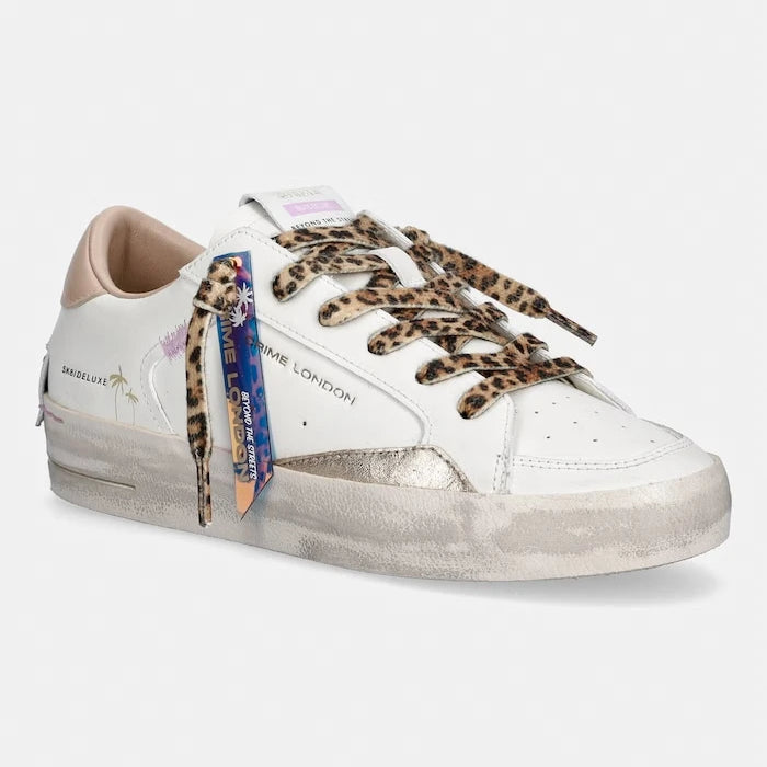 Кожени маратонки Crime London SK8 DELUXE