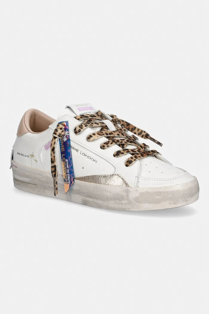 Кожени маратонки Crime London SK8 DELUXE