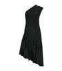 Alaïa Black Asymmetric Mini Dress