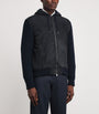 Canali Multi Suede-Wool Hooded Jacket