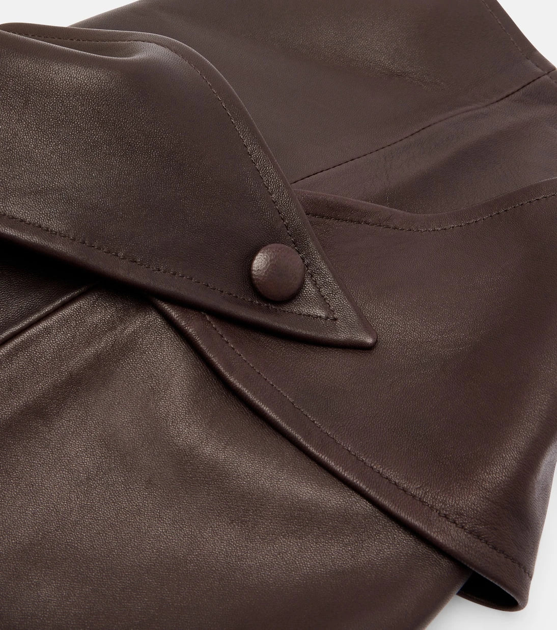 Nour Hammour - Draped leather hood