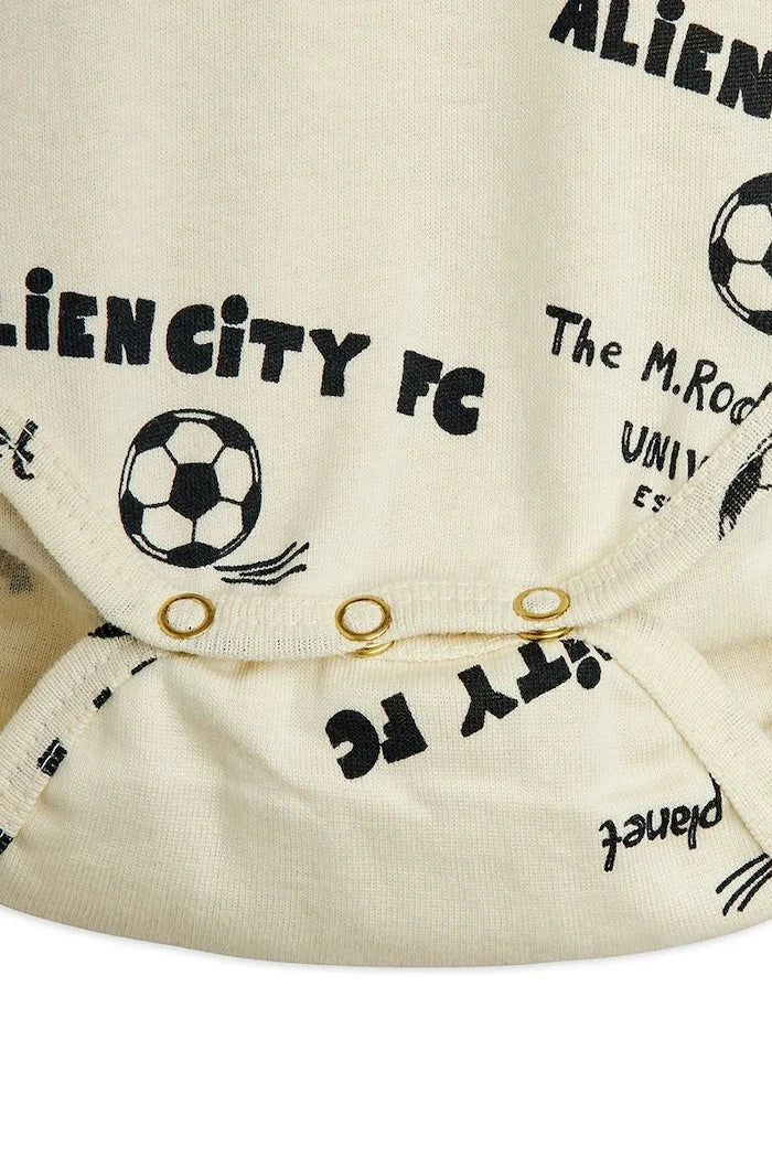 Mini Rodini bebek pamuklu body Alien City FC