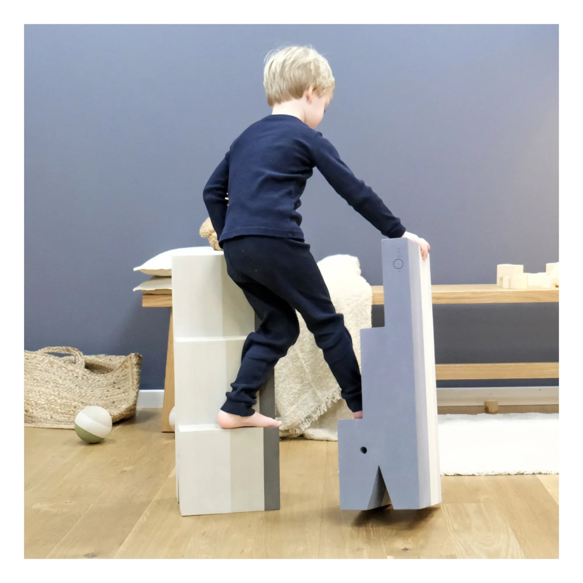 BObles - Crocodile EVA Tumbling Furniture | Grey