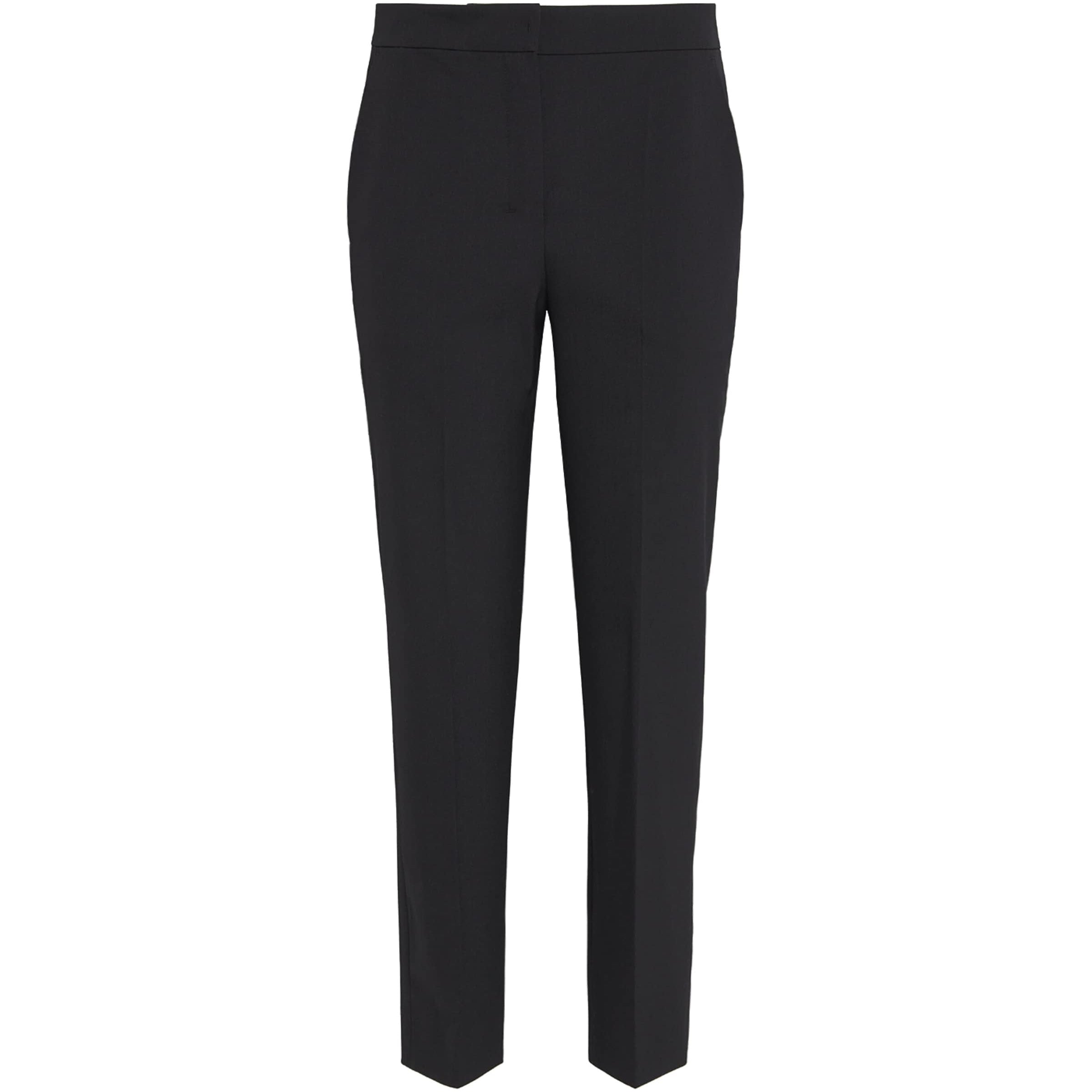 Max Mara Black Gabardine Slim Trousers