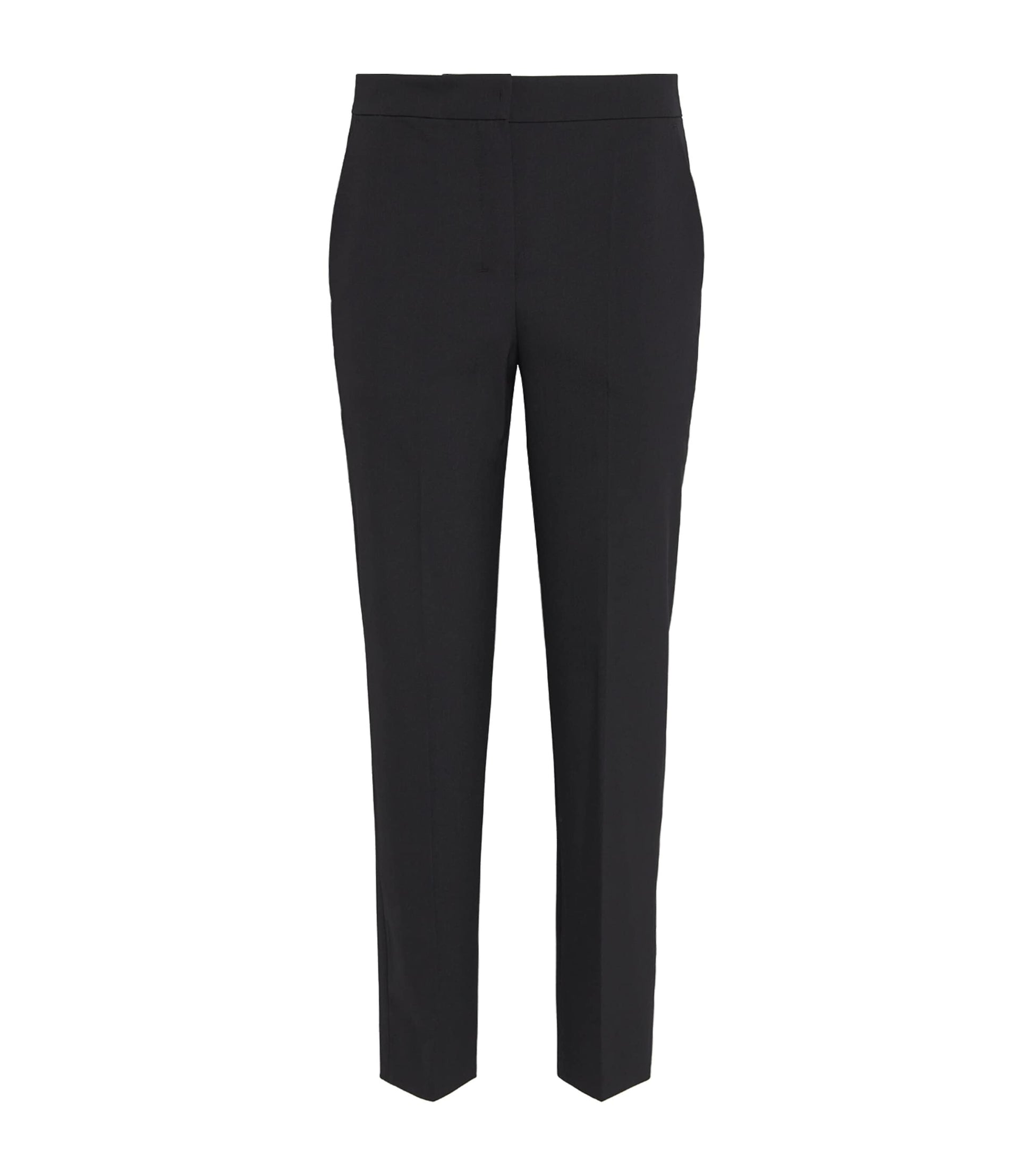 Max Mara Black Gabardine Slim Trousers
