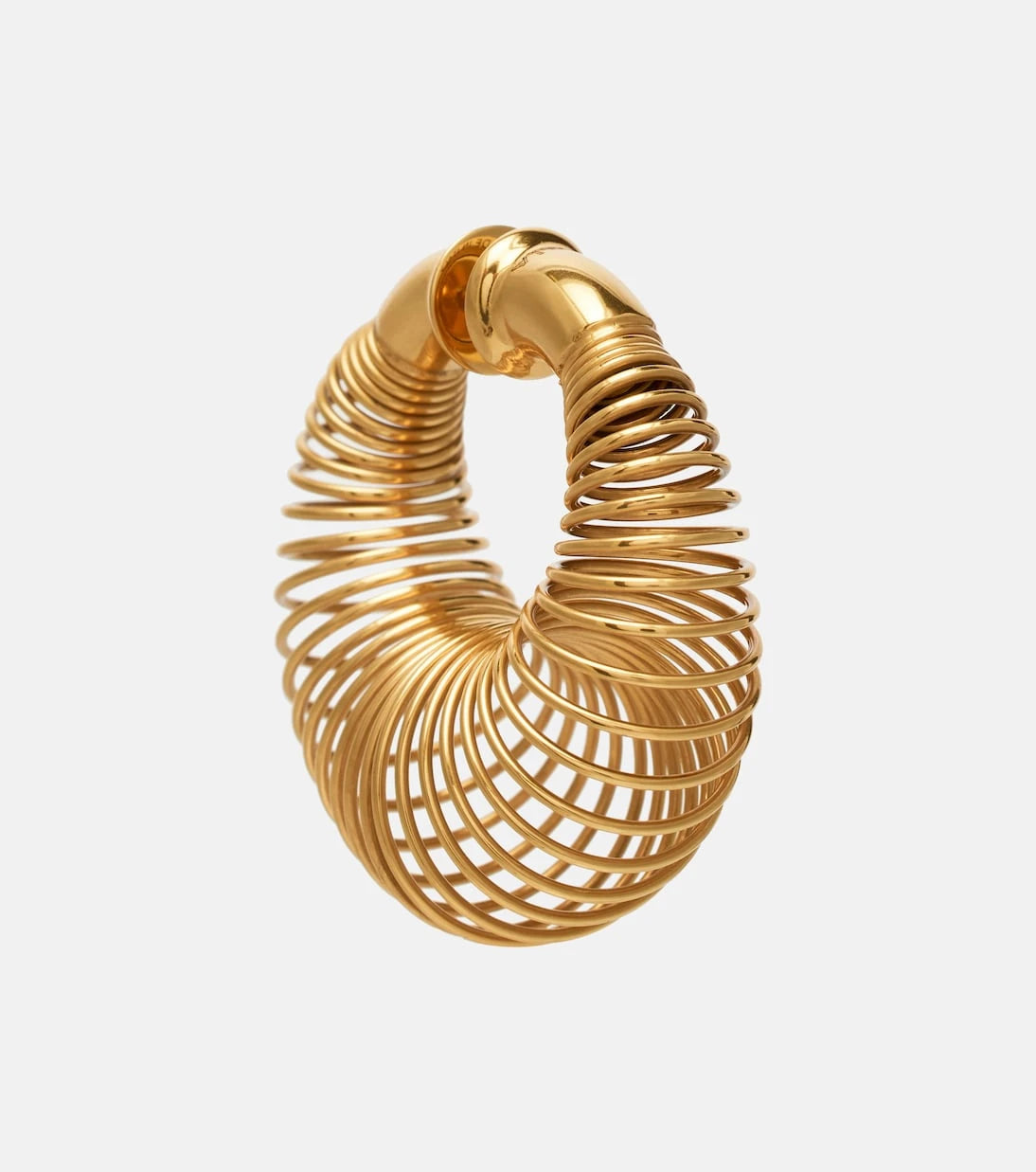 Alaïa - Spiral hoop earrings