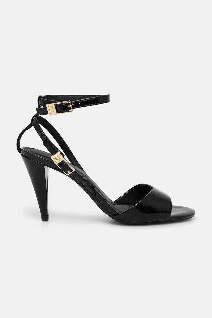 Кожени обувки с тънък ток Tommy Hilfiger TH ELEGANT PATENT SANDAL