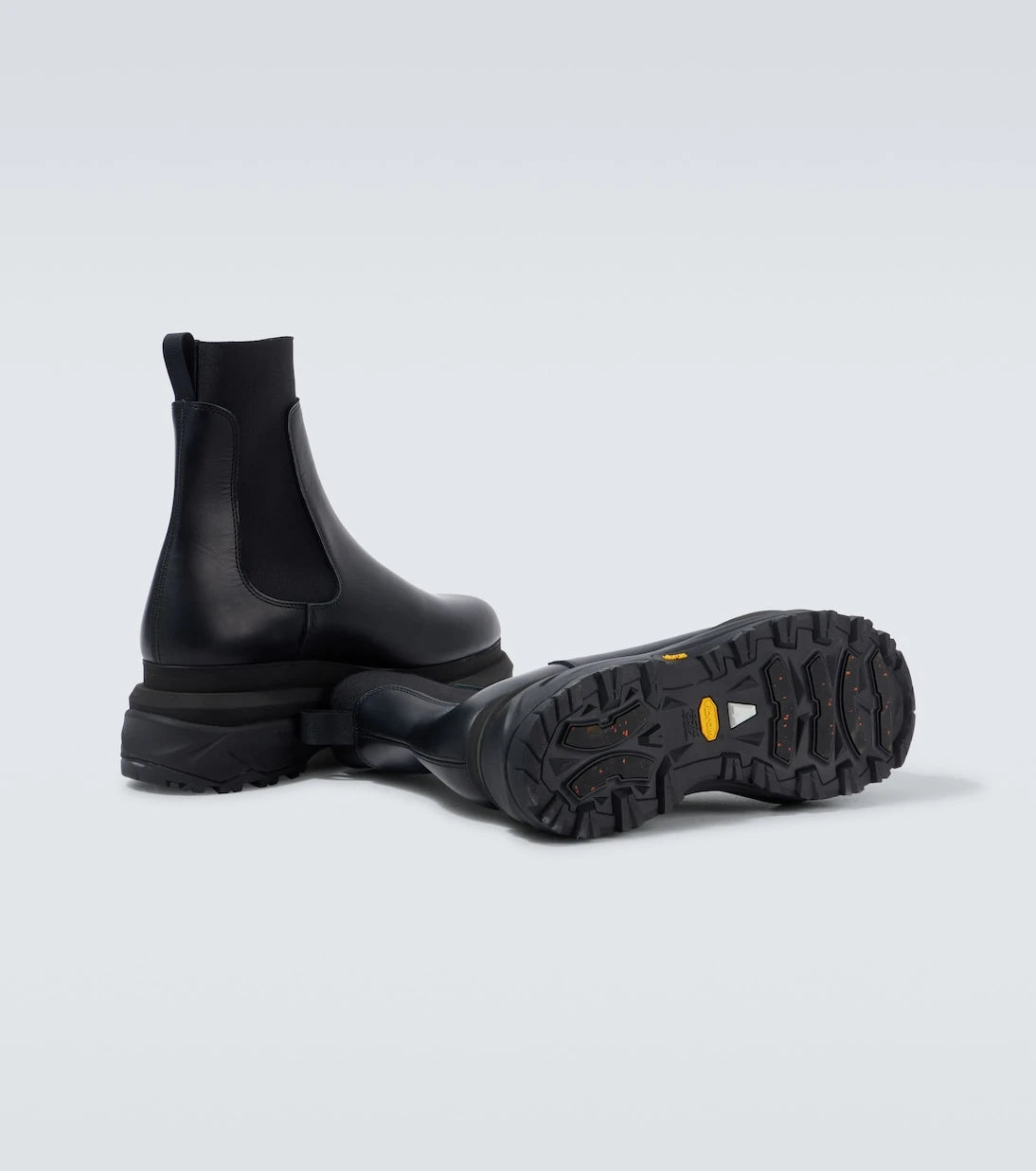 Sacai - Leather Chelsea boots