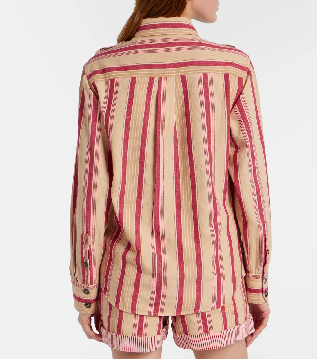 Marant Etoile - Gelva striped cotton shirt