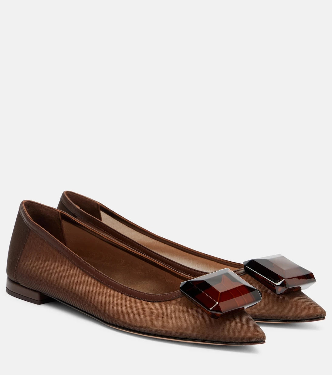 Gianvito Rossi - Jaipur embellished ballet flats