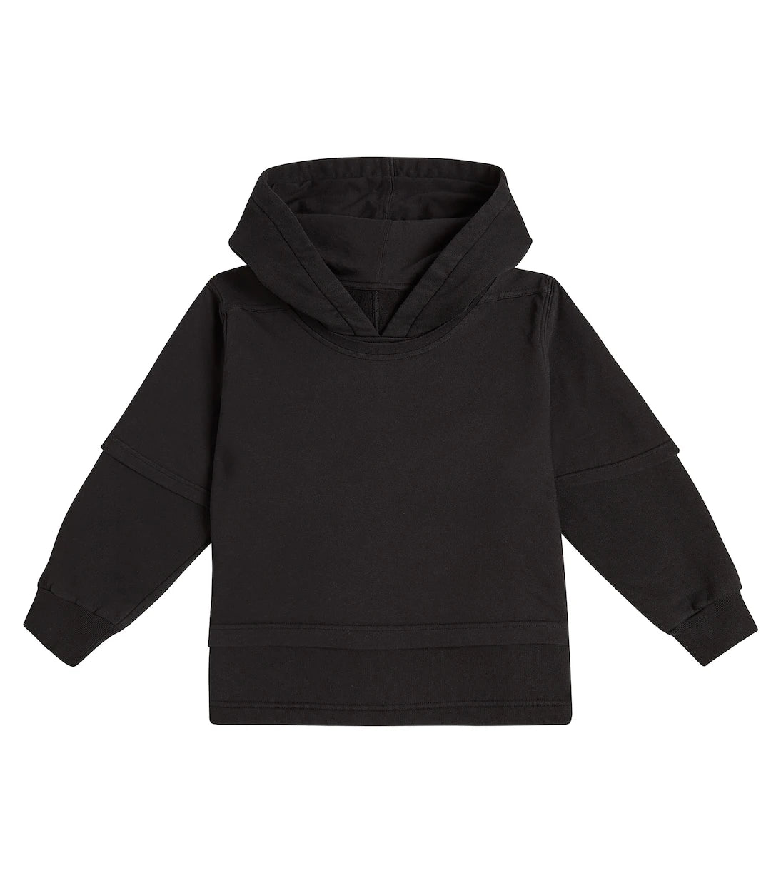 Rick Owens Kids - Hustler pamuklu jarse kapüşonlu üst