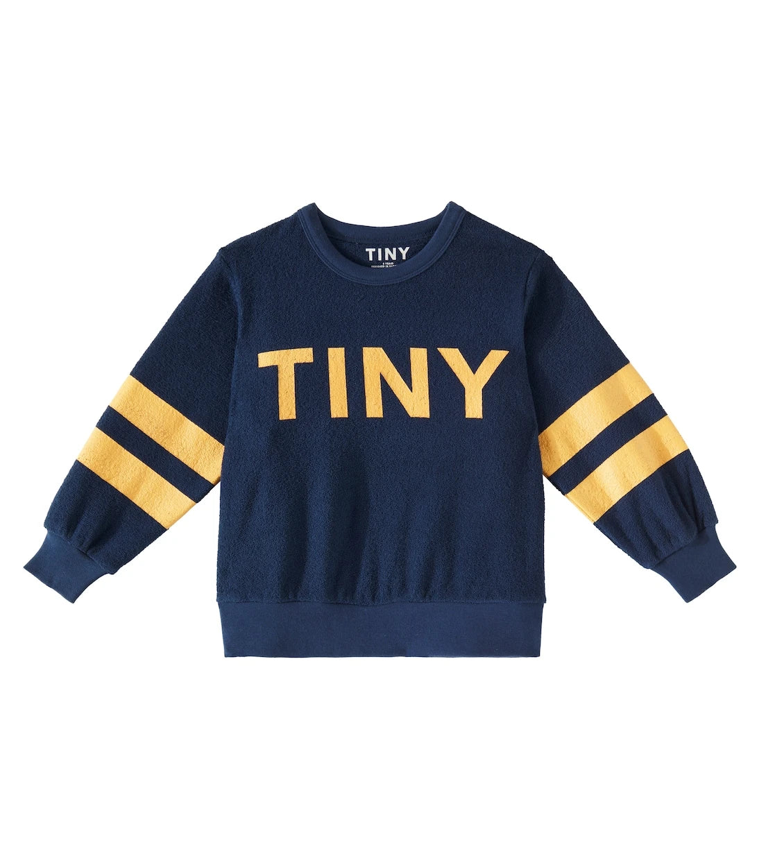 Tinycottons - Stripes logo cotton terry sweatshirt