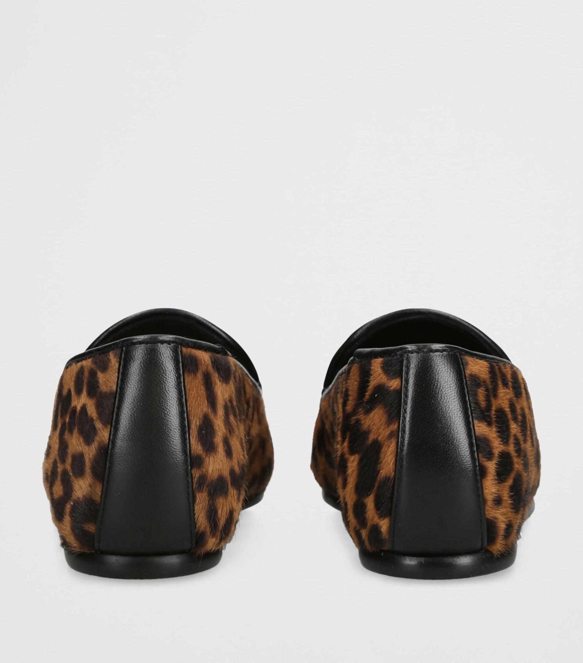 Stuart Weitzman Brown Suede Leopard Brooks Loafers