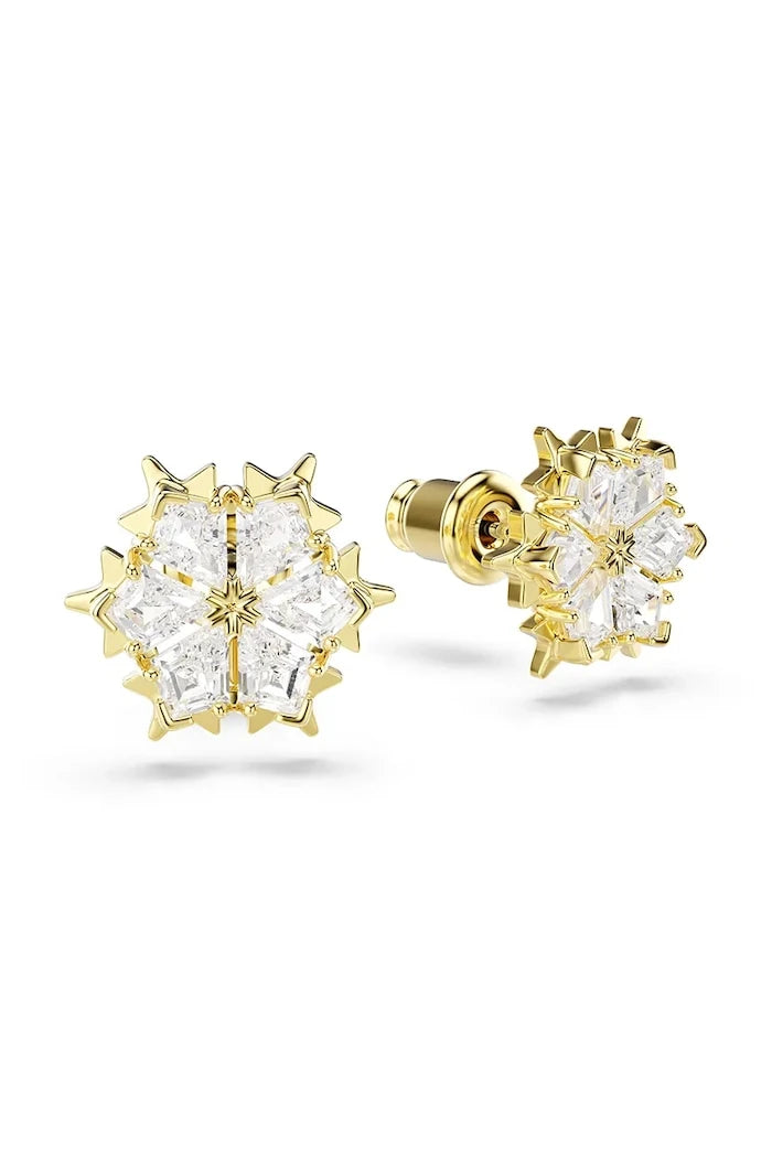 Swarovski kadın altın kaplama küpe циркон MAGIC