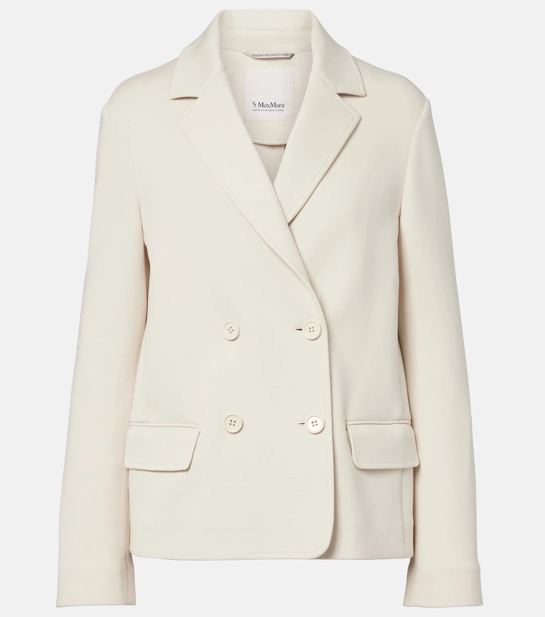 'S Max Mara - بليزر باديا من جيرسيه مخلوط بالقطن