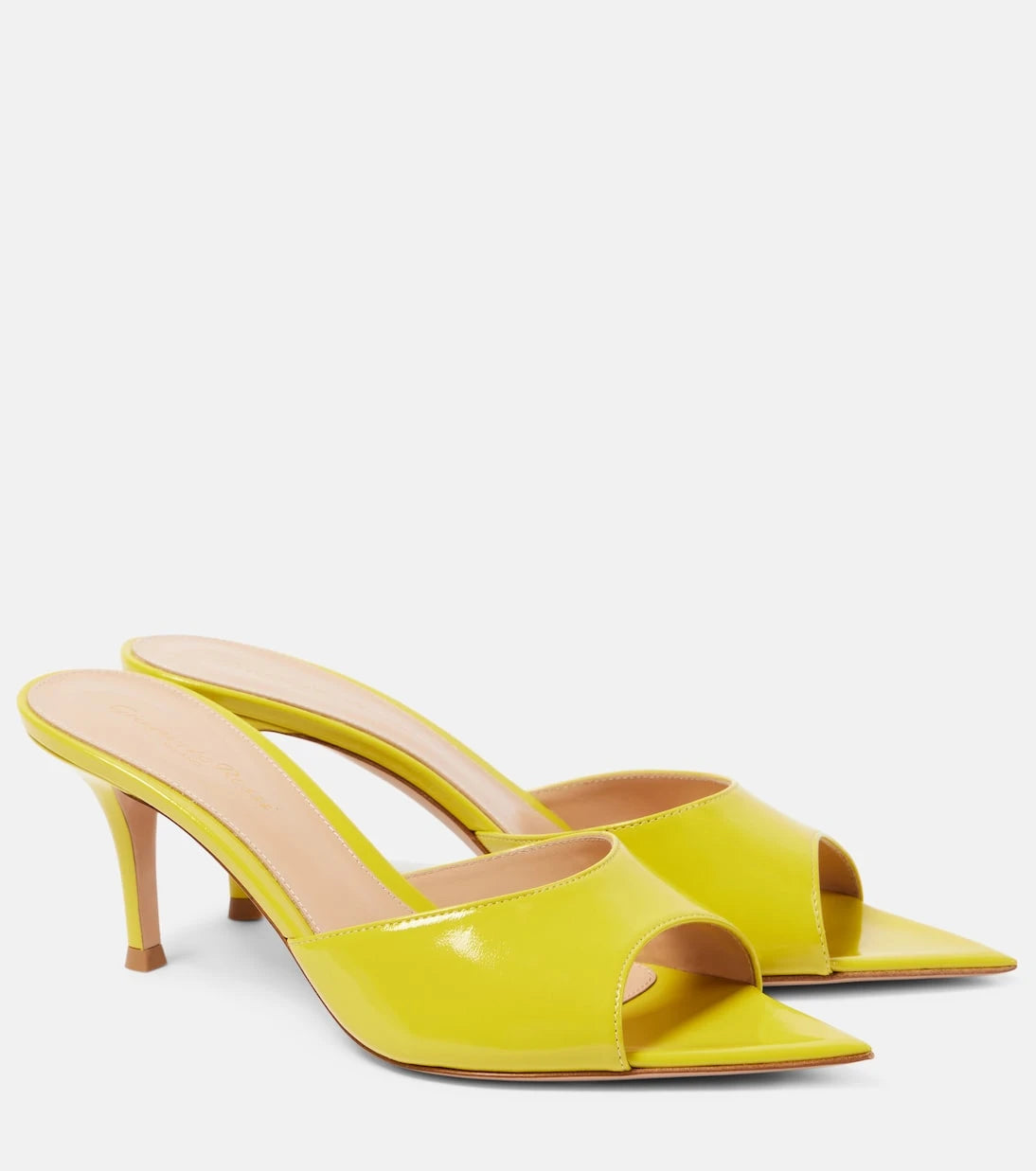 Gianvito Rossi - Pat 70 leather mules
