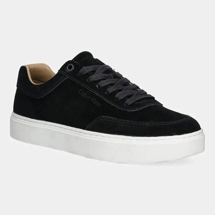 Велурени маратонки Calvin Klein CLEAN CUP LOW LACEUP OXF SU
