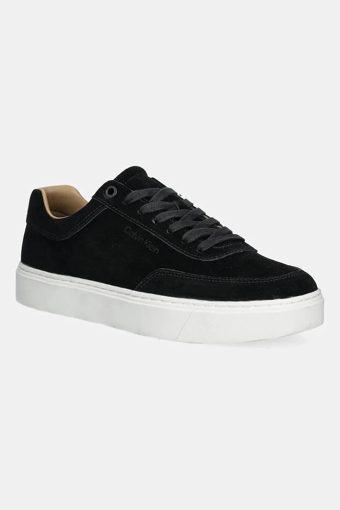 Велурени маратонки Calvin Klein CLEAN CUP LOW LACEUP OXF SU