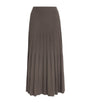 Joseph Brown Wool Ribbed Skirt