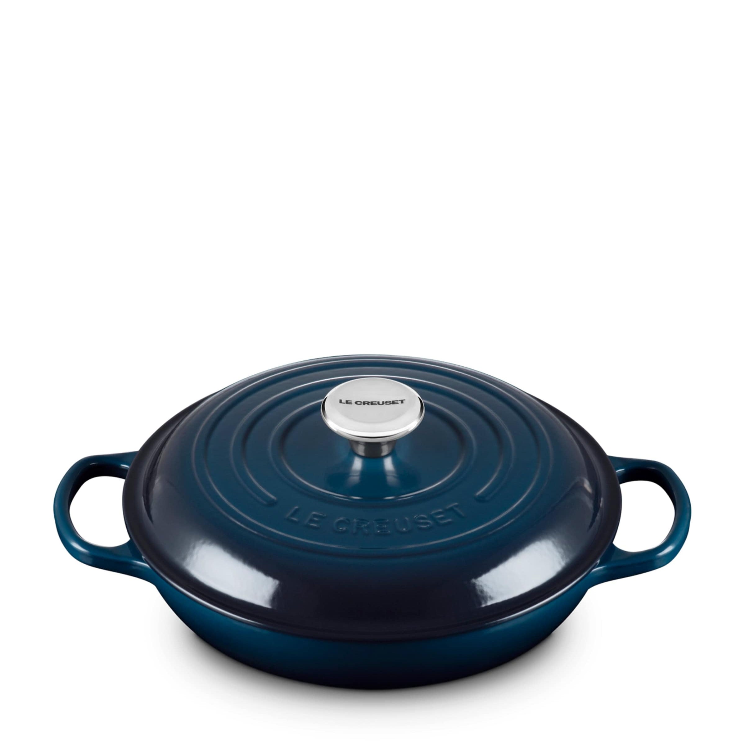 Enamelled Cast Iron Shallow Casserole Dish (26cm)