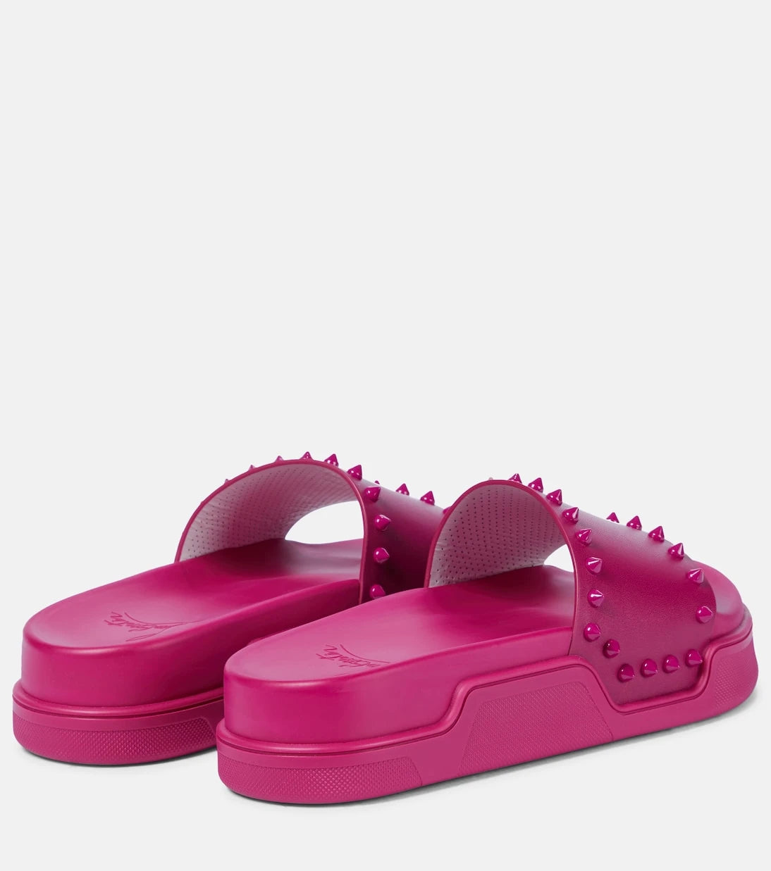 Christian Louboutin - Pool Stud embellished slides