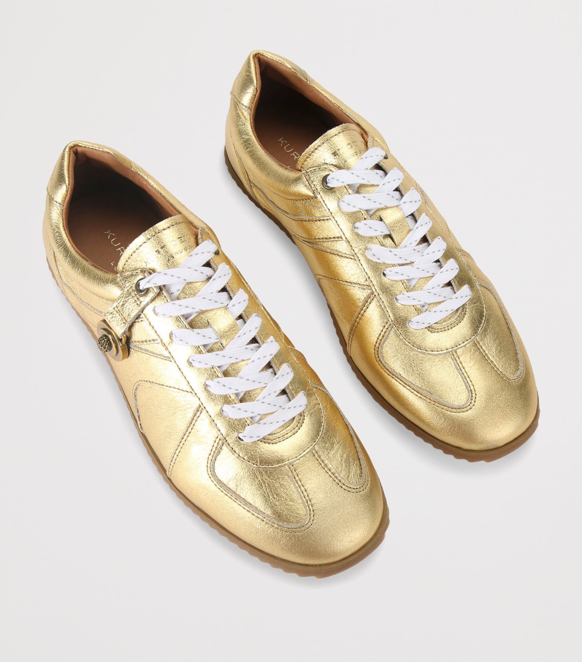 Metallic Leather Eldon Sneakers