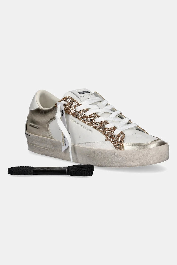 Кожени маратонки Crime London SK8 DELUXE