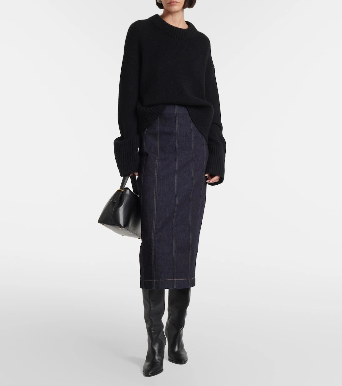 Veronica Beard - Fiona denim maxi skirt