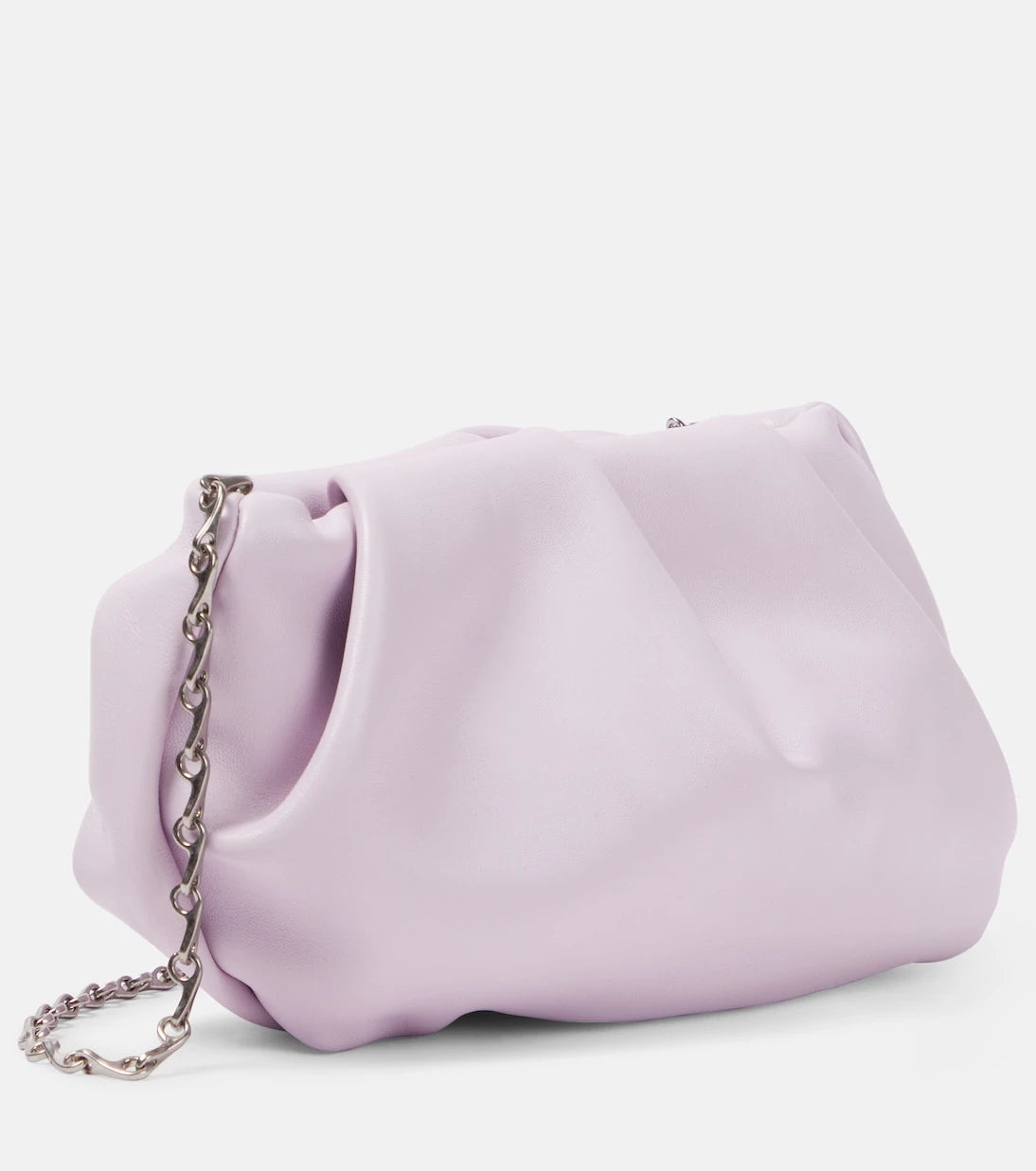 Burberry - Rose leather clutch