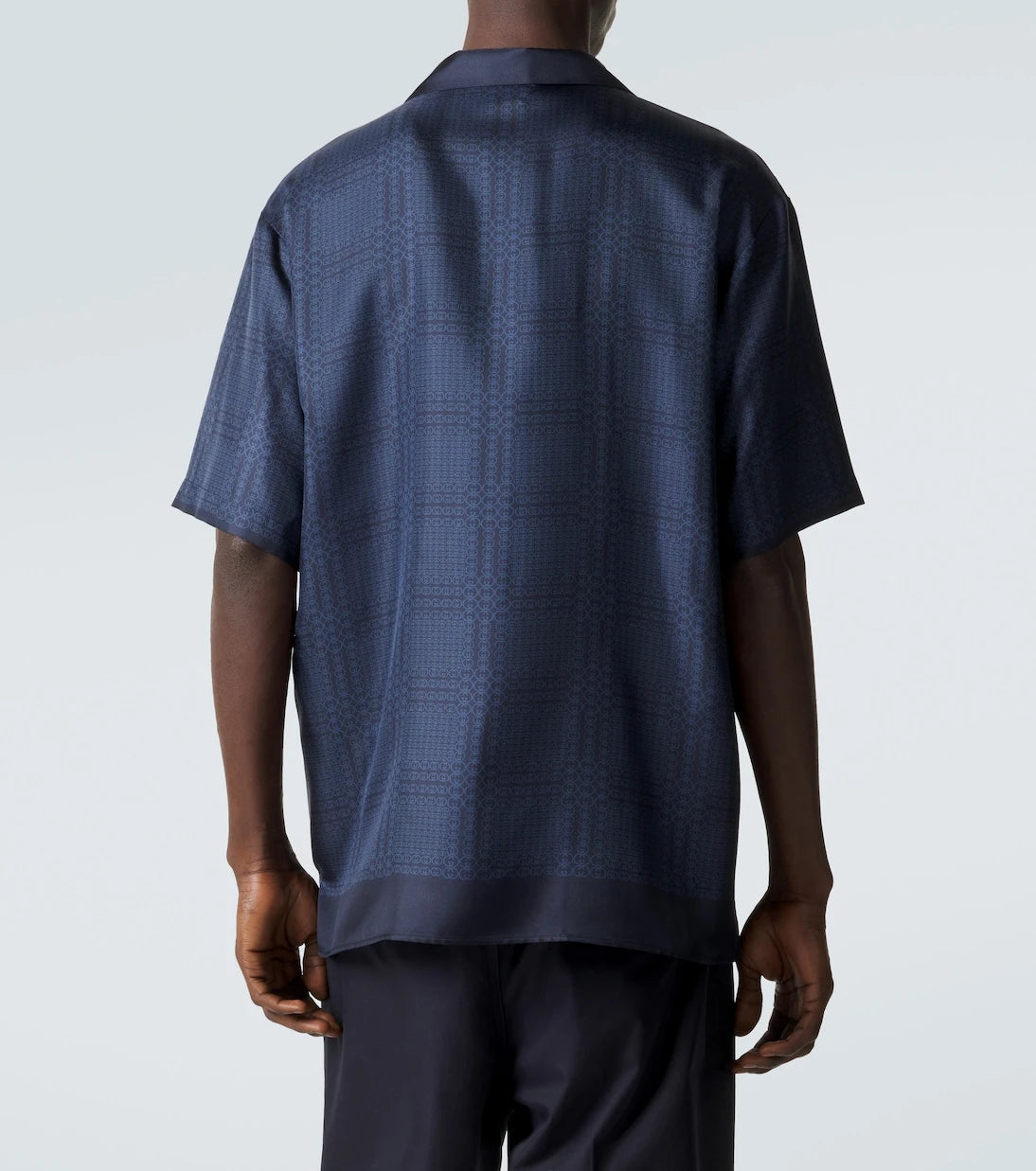 Gucci - Interlocking G silk twill bowling shirt