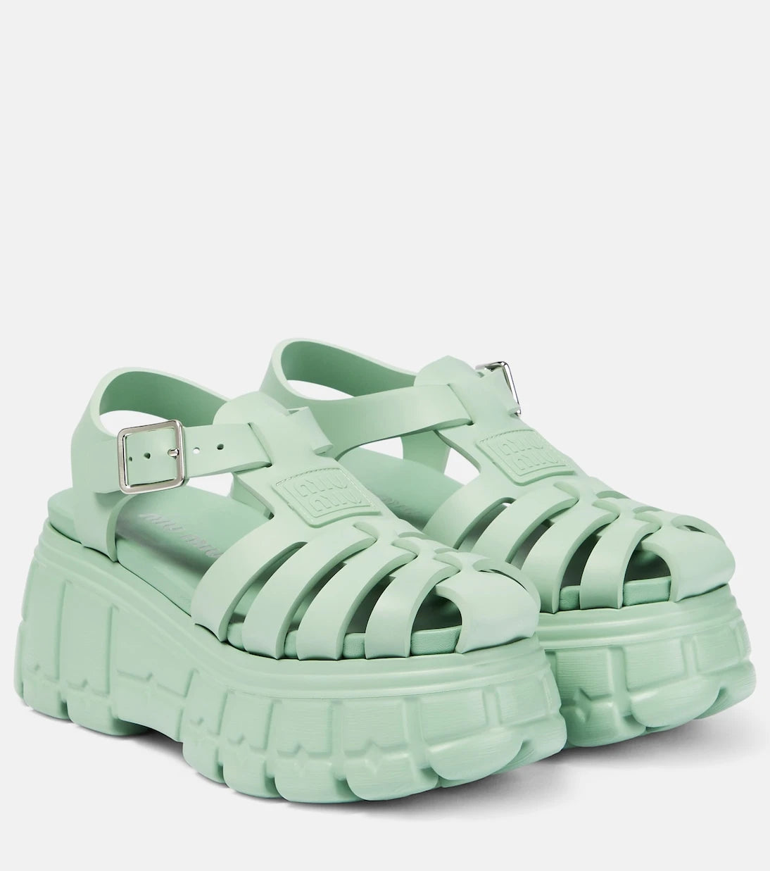 Miu Miu - Fisherman EVA platform sandals