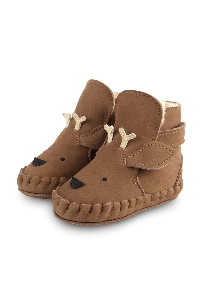 Donsje Kapi Special Booties Stag Bebek Deri Ayakkabı