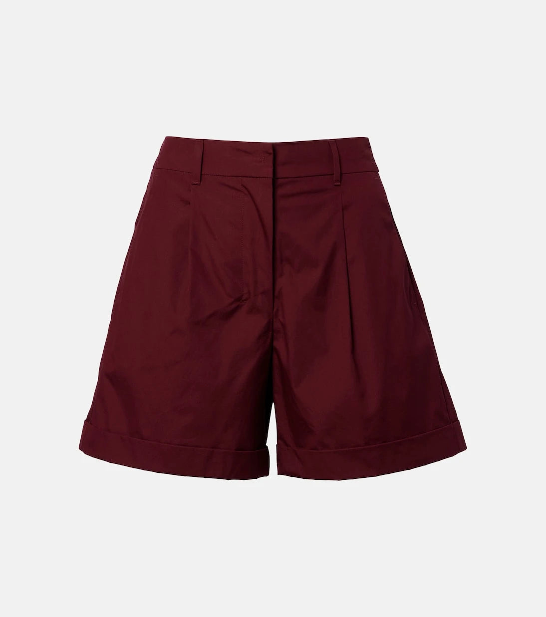 'S Max Mara - Cotton poplin shorts